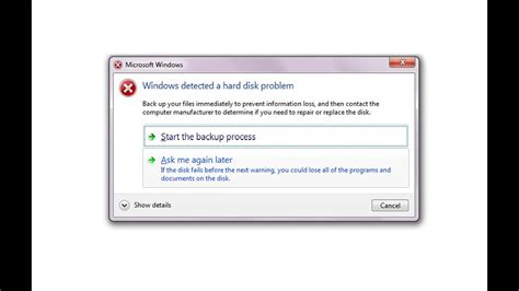 How To Disable Windows Detected A Hard Disk Problem Popup Youtube