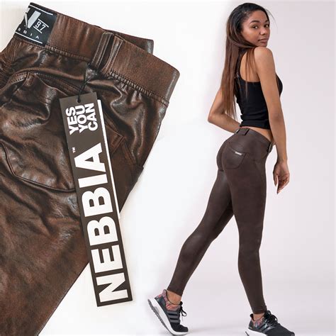 Nebbia Bubble Butt Kalhoty 538 Leather Look Bestformcz