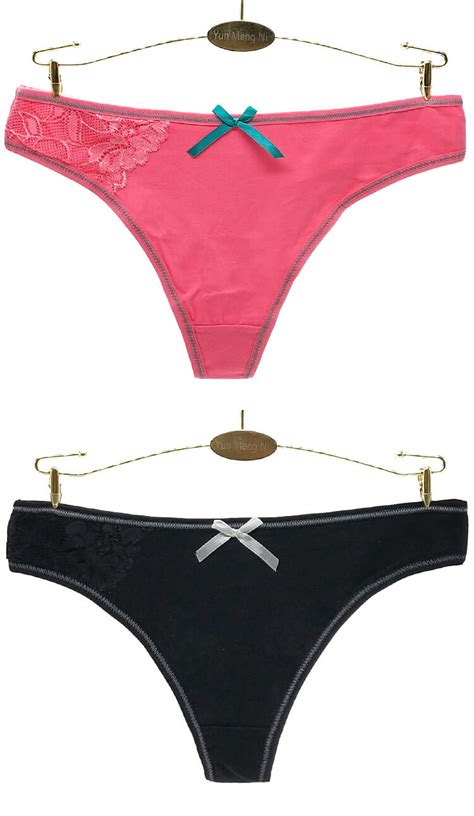 Yun Meng Ni Sexy Underwear Breathable Cotton Womens Thongs Buy Yun