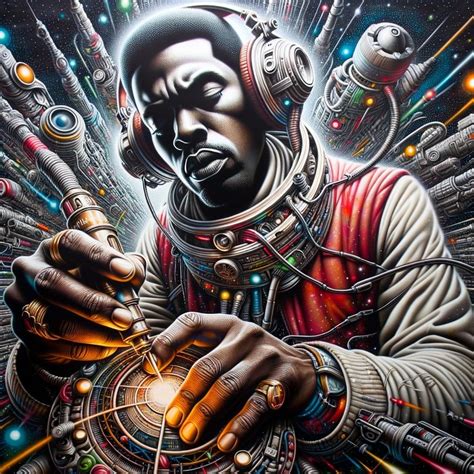 Artwork Portraying A Graffiti Artist Reflecting Afr Openart