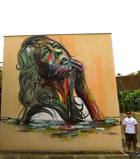 Jaw Dropping Street Art Murals By French Graffiti Artist Hopare