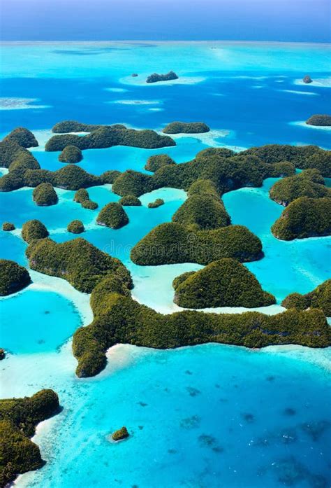 Palau Islands From Above Stock Image Image Of Tour Travel 51759295