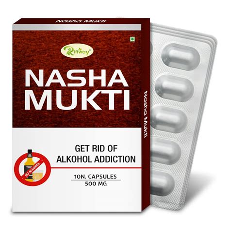 Buy Nasha Mukti Organic Capsules For Stop Smoking D Addiction Drops