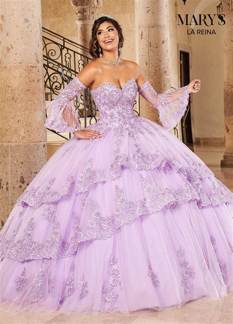 Tiered Sweetheart Quinceanera Dress By Marys Bridal Mq2118 Pretty
