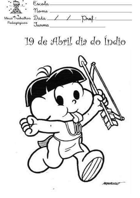 10 Desenhos Para O Dia Do Índio 19 De Abril Max Dicas