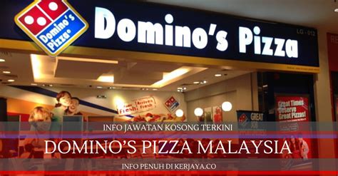 Be one of the first to write a review! Domino's Pizza Malaysia • Kerja Kosong Kerajaan