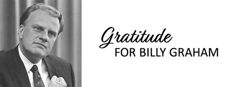 Gratitude For Billy Graham Bethany Presbyterian Church