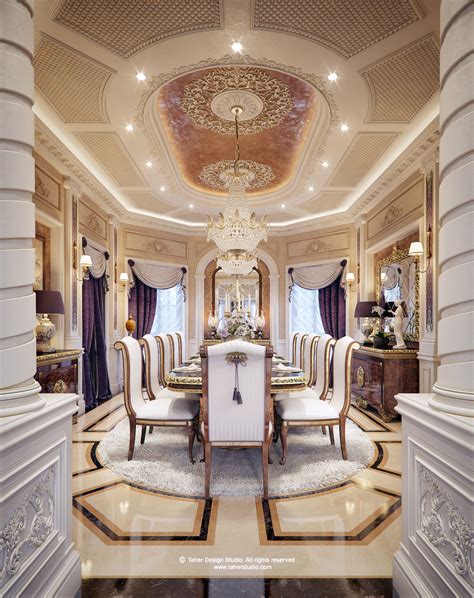 Luxury Mansion Interior Qatar On Behance