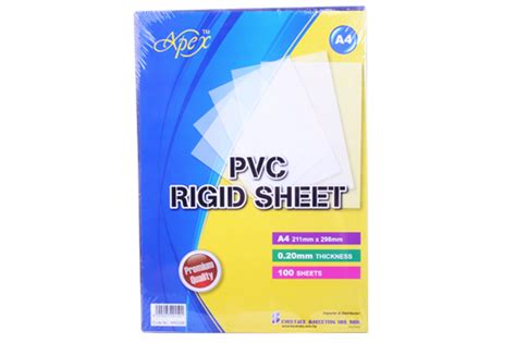 A4 Rigid Sheet Plastic Cover 新山区文具商 Paper Pen And Pencil File