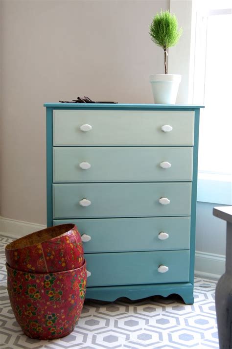 74 Best Images About Ombre Painted Furniture On Pinterest Paint