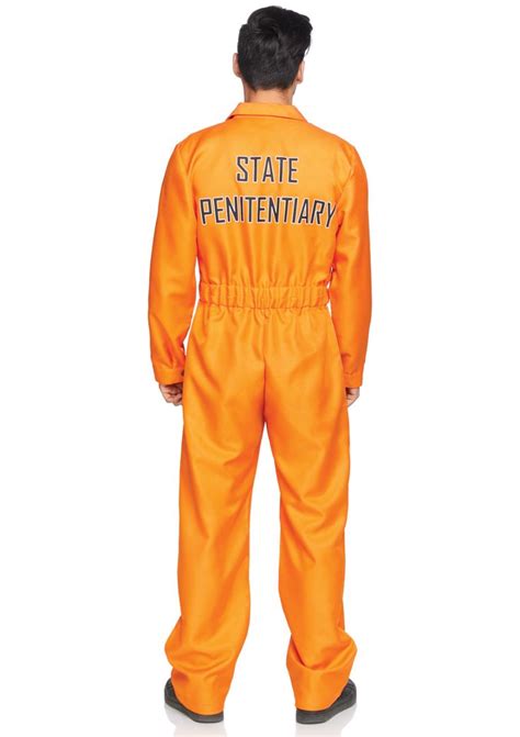 Mens Prison Jumpsuit Jumpsuit Prison Jumpsuit Orange Prisoner Costume