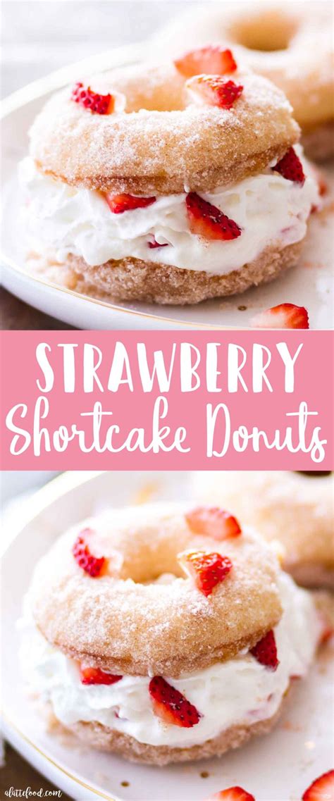 Strawberry Shortcake Donuts Recipe A Latte Food
