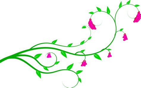 Flower Vine Clip Art Clipart Best