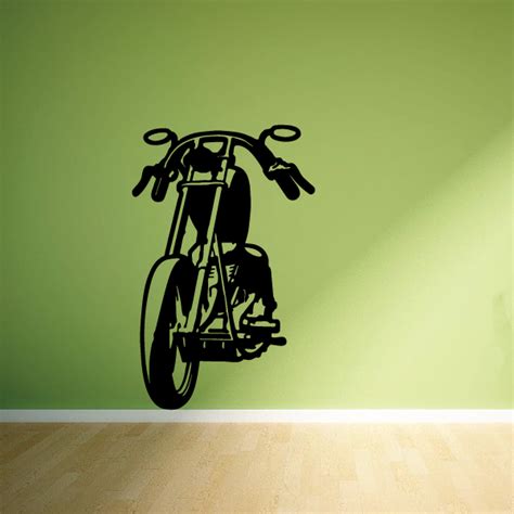 Motorcycle Wall Decal Vinyl Decal Car Decal Large 074