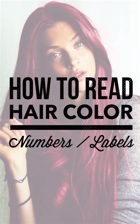 Do You Know What That Letter Number Combination On The Hair Color Box