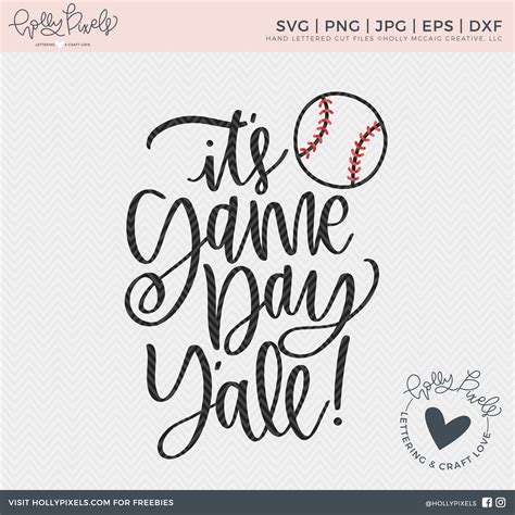 Online banner maker for twitch with gaming fonts. It's Game Day Y'all! Southern Baseball SVG Design for Baseball Mom - SoFontsy
