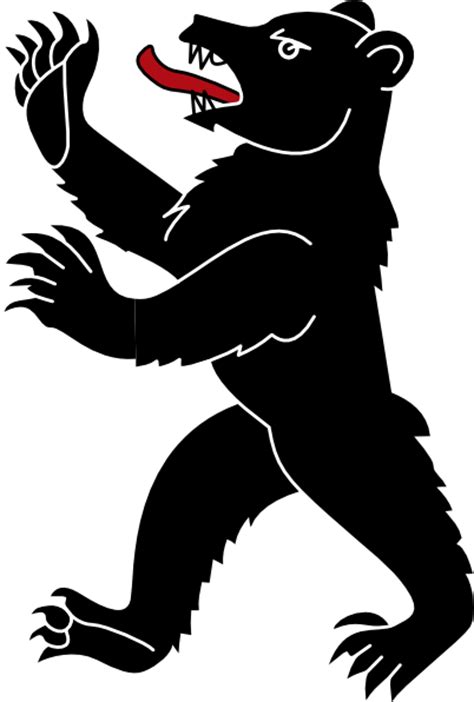 Standing Bear Silhouette Clipart Clipart Suggest