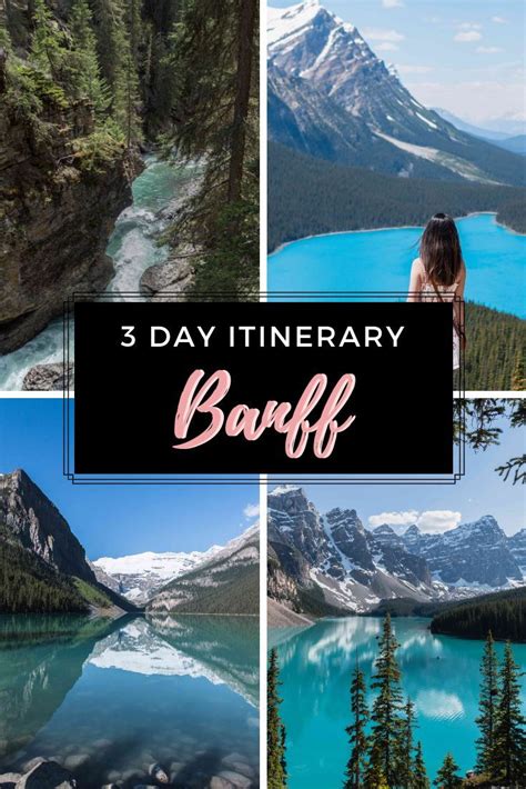 3 Days In Banff In The Summer The Best 3 Day Banff Itinerary Artofit