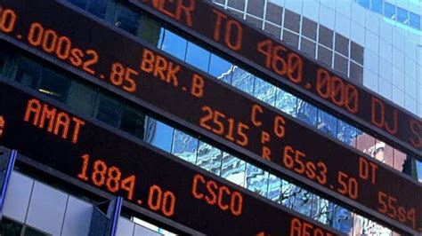 Be notified when a stock's price changes an amount, hits a level or meets your technical conditions. Stock Market Ticker Tape Displaying Real Time Information ...