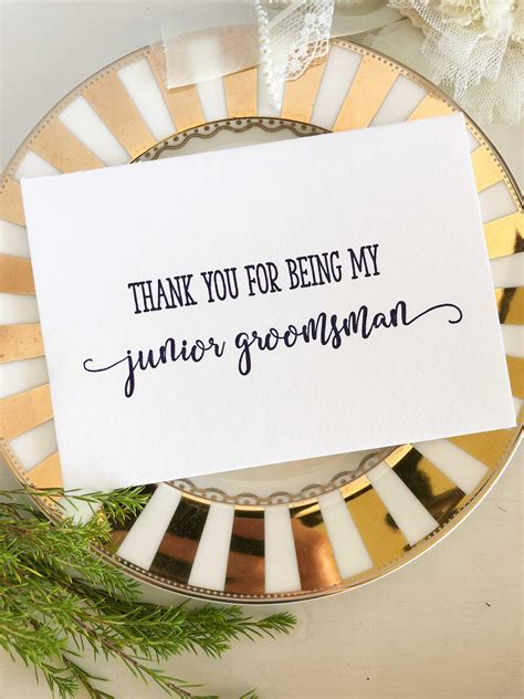 Give gifts that make the wedding day as big for the wedding party as it is for you. Junior Groomsmen Gift Ideas Junior Groomsman Groomsmen | Etsy