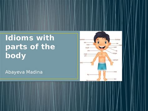 Idioms With Parts Of The Body
