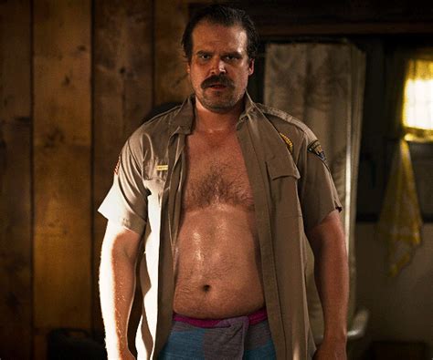 Just A Hole Sir — David Harbour As Jim Hopper In Stranger Things