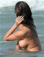 Chrissy Teigen Candid Nude Beach Photos