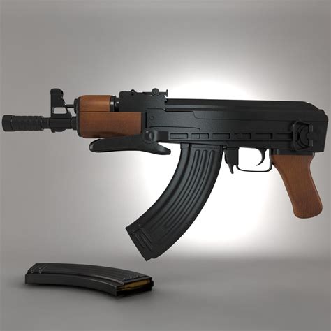 3d Ak 47 Compact Model