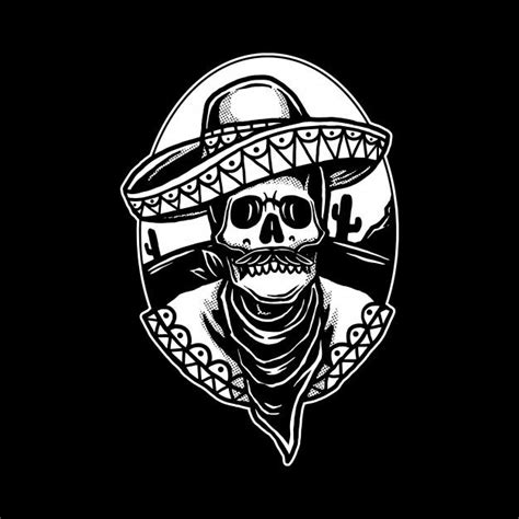 Premium Vector Mexican Skull Logo Skull Logo Mexican Skulls Skull