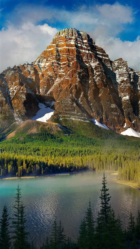 Beautiful Scenery Mountains Lake Wallpaper 1080x1920