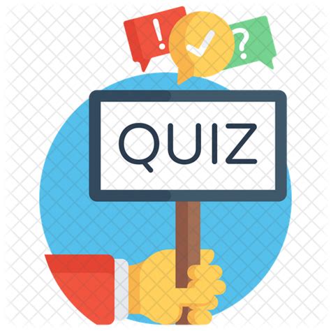 Quiz Icon Download In Flat Style