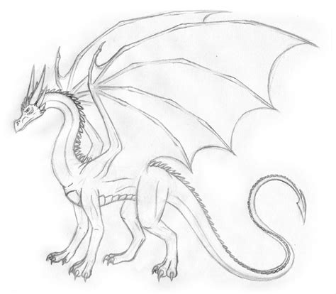 Dragon Sketch By Littlefiredragon On Deviantart