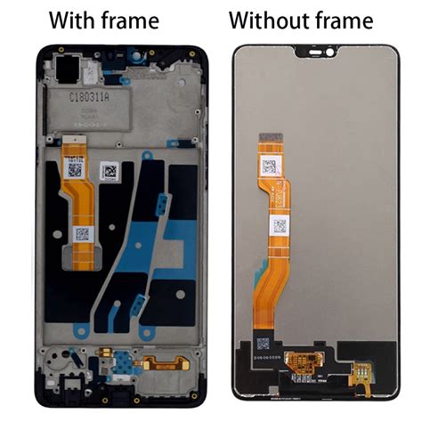 For Oppo F7 Full Lcd Display Touch Screen Digitizer Frame Replacement
