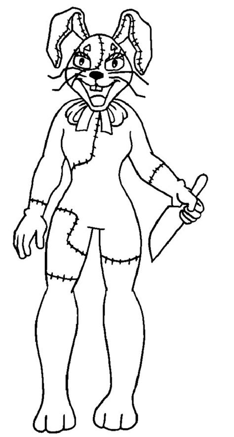 Vanny Coloring Pages Coloring Nation