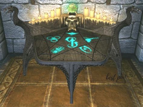 Enchanting Table Skyrim Skyrim Skyrim Enchanting Fantasy Furniture