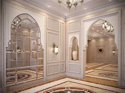 Islamic Interior Villa Qatar On Behance