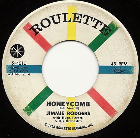 Jimmie Rodgers Honeycomb Vinyl Discogs
