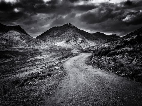 Black And White Landscape Photography Smoky Mountains Landscape Print