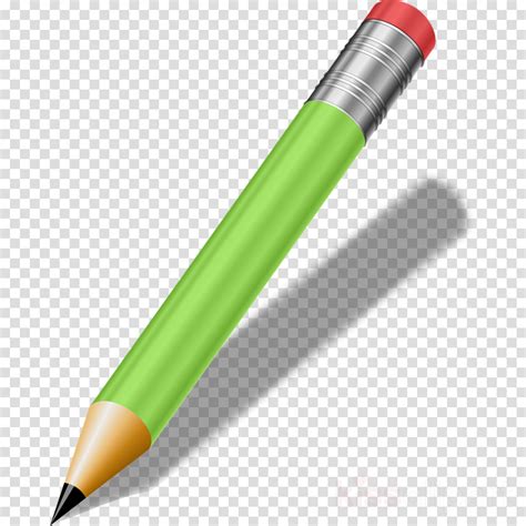 Pencil Cartoon Clipart Pencil Pen Green Transparent Clip Art