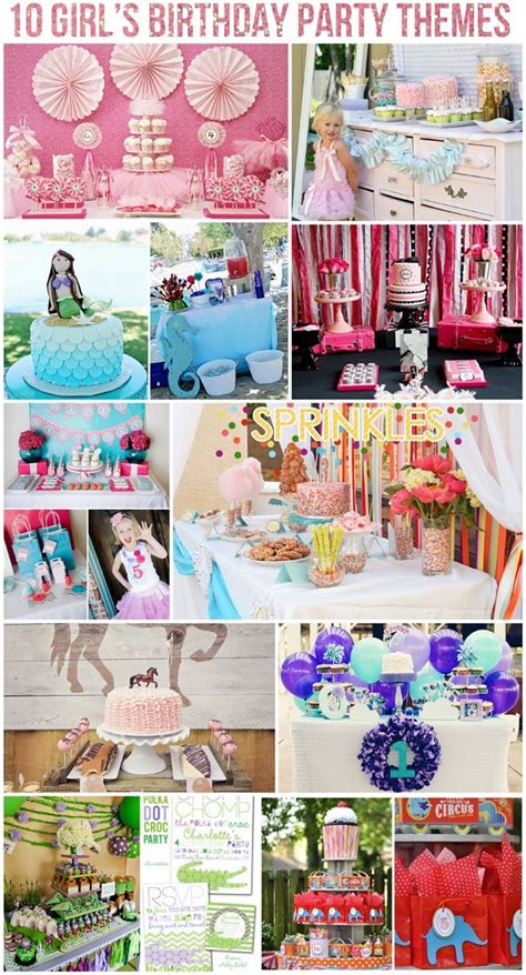 top 10 girl s birthday party themes event ideas girls birthday