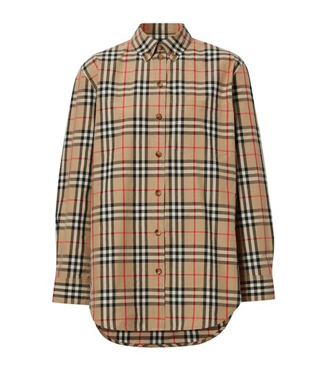Burberry Button Down Collar Vintage Check Cotton Shirt Harrods Us