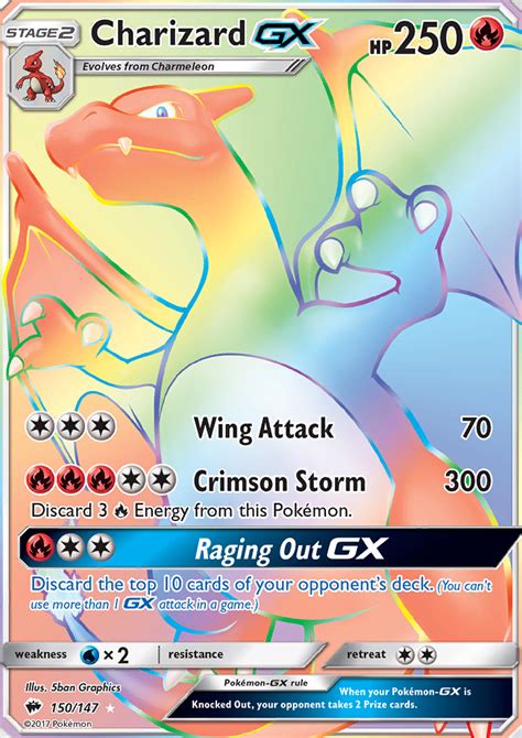 Energy burn as often as you like during your turn (before your attack), you may rrrr fire spin: Charizard GX 150/147 SM Burning Shadows Hyper Rare Full Art Holo Pokemon Card NEAR MINT TCG