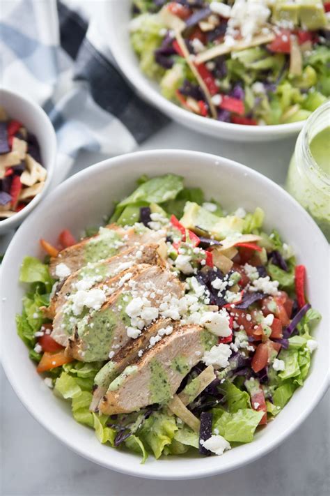 Southwestern Chicken Salad With Creamy Cilantro Lime Dressing Is Full