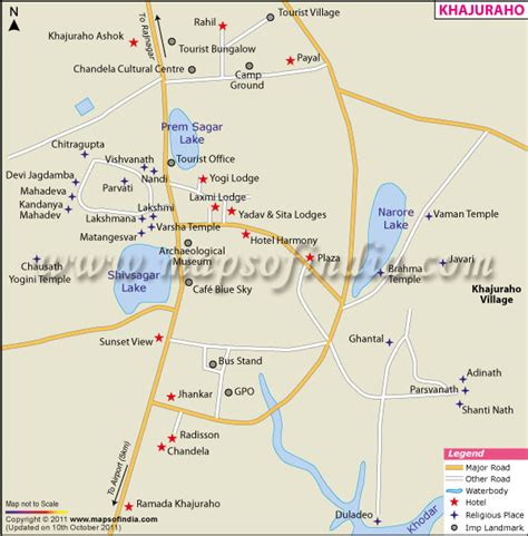 Khajuraho City Map
