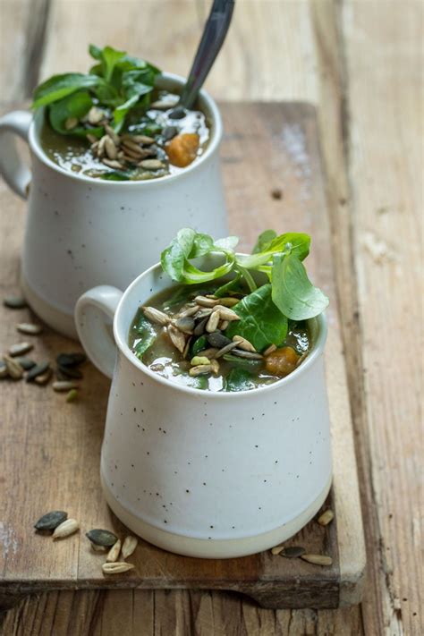 A Delicious Healthy Lentil Potato And Greens Soup Ready To Prep Your