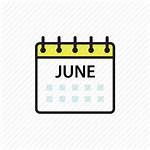 June Month Icon Calendar Jun Icons Editor