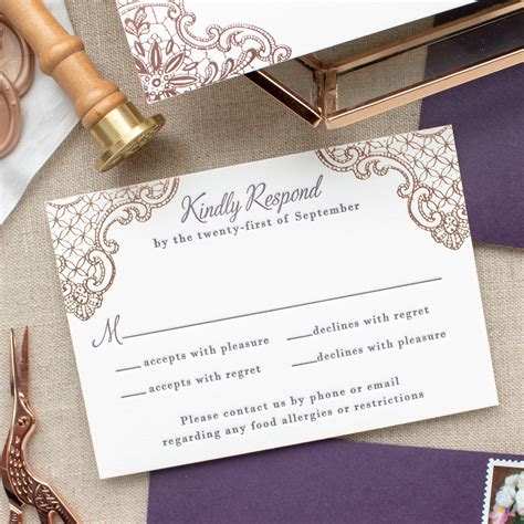 Wedding Stationery Guide Rsvp Card Wording Samples Banter And Charm