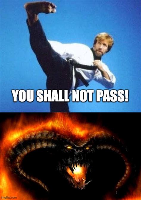 Chuck Norris Vs Balrog Imgflip