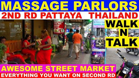 Massage Parlors On Second Rd Pattaya Thailand Youtube