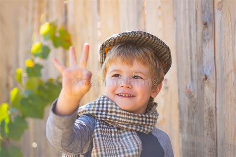 Ok Gesture Happy Boy Child In Good Mood Happy Kid Stock Image